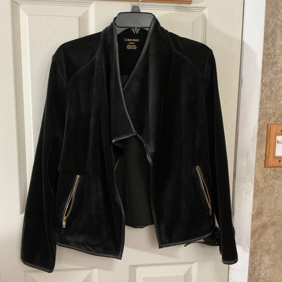 Calvin Klein velour jacket - Picture 4 of 4